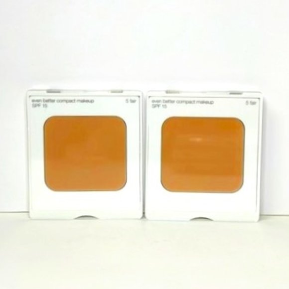 Clinique Even Better Compact Makeup 5 Fair SPF 15 (Lot of 2)